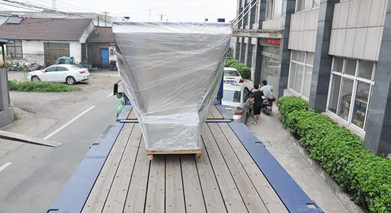 shipping the machine
