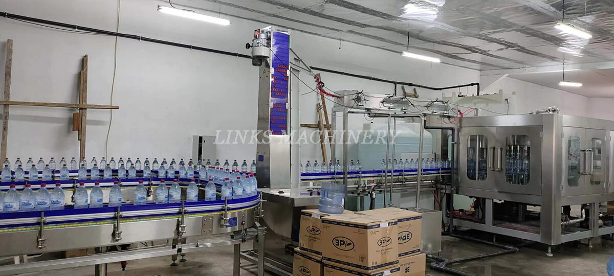 the whole water filling line