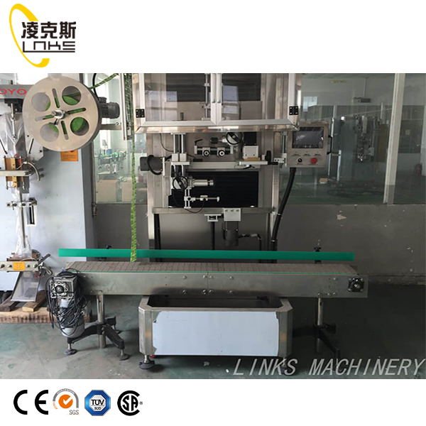 Automatic 5 Gallon Cap Seal Sleeve Label Shrink Machine