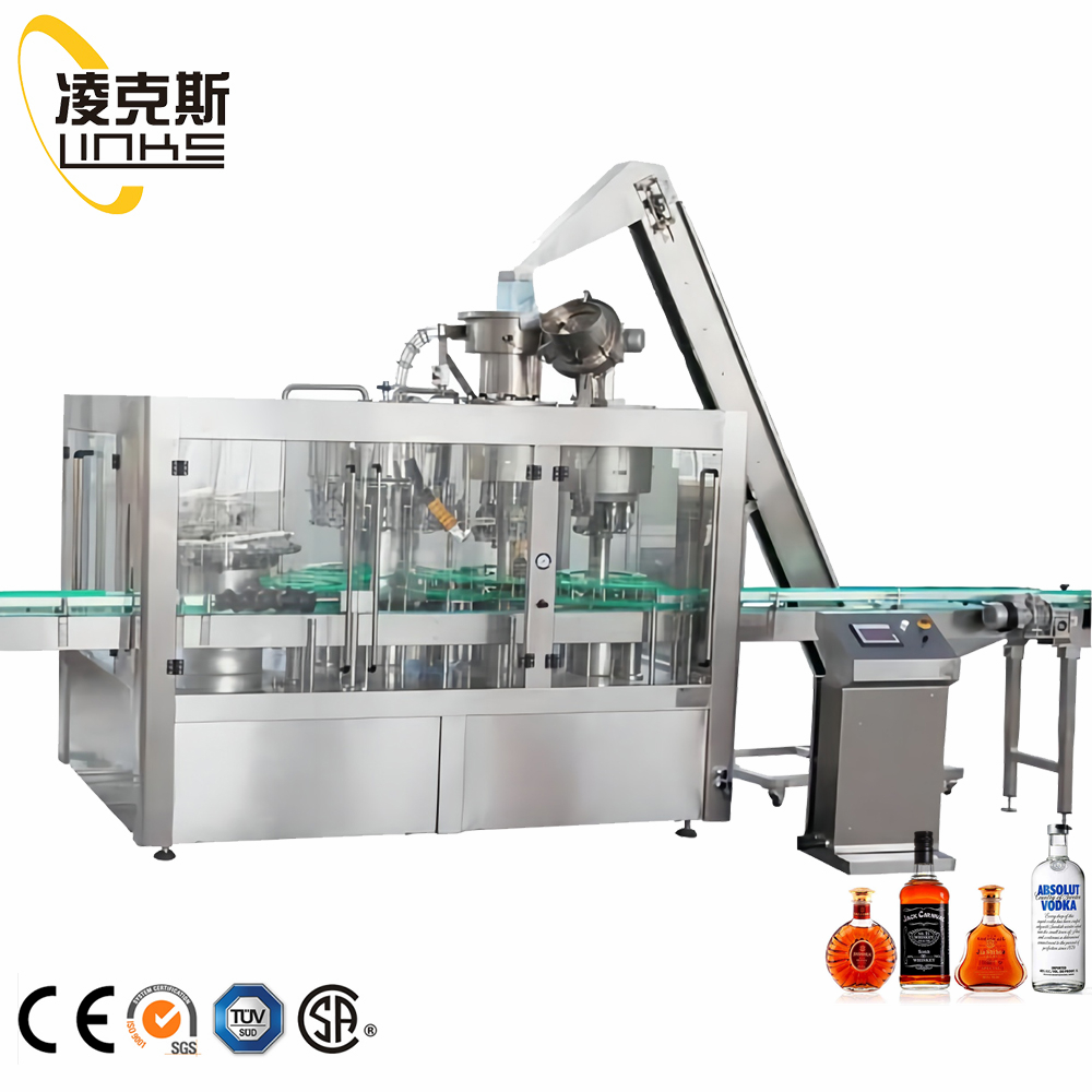 Vodka Production Line Liquor Alcohol Spirit Filling Machine